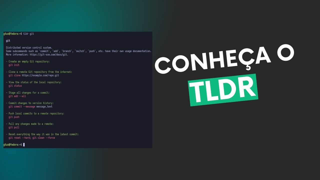 Tldr - O comando linux que VAI MUDAR seu terminal
