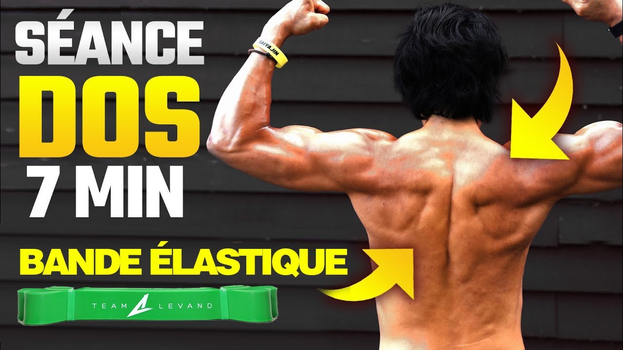 MUSCLER TON DOS - 7 min - à la maison avec bandes élastiques