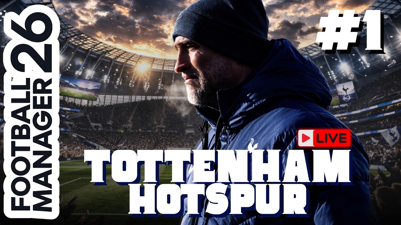 FM 26 | Gerçek Stadyum ile Oyun güzelleşti. Bakalım I.Tudor ile Tottenham başarılı olabilecek mi ?
