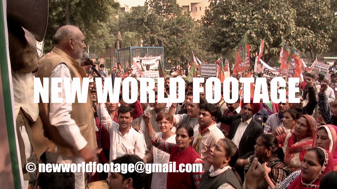 India speaker political rally of BJP Bharatiya Janata Party Delhi Narendra Modi