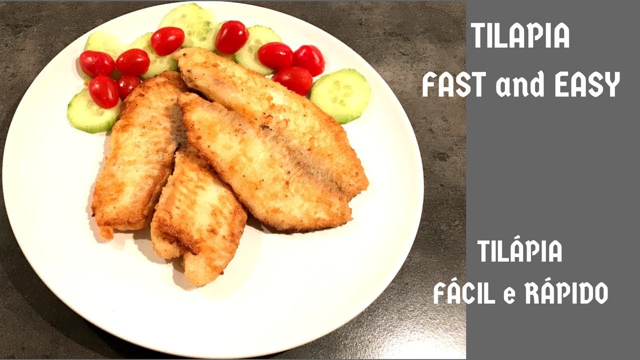 TILAPIA recipe fast and easy/ TILAPIA recept / Receita TILÁPIA
