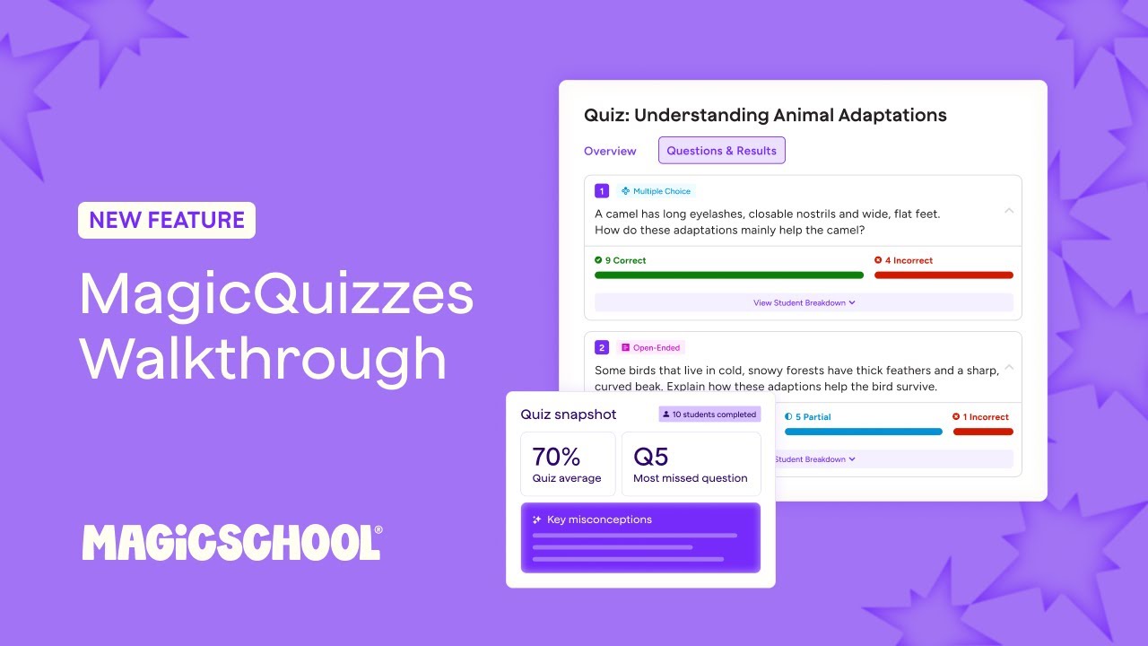 Formative Assessment with MagicSchool's MagicQuizzes | Extended Walkthrough