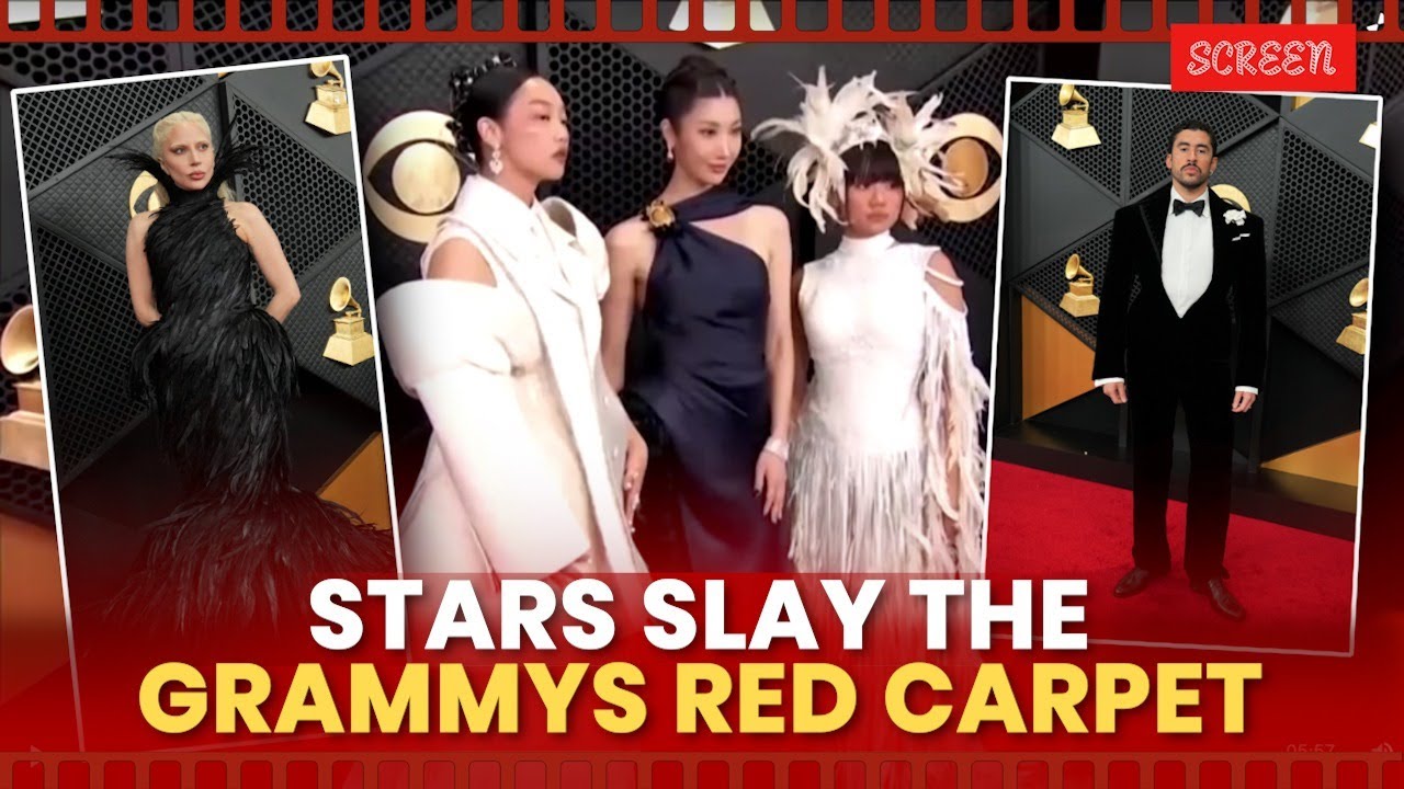 Bad Bunny, Lady Gaga Lead Glamorous Grammys Red Carpet With K-Pop Demon Hunters Trio | Screen
