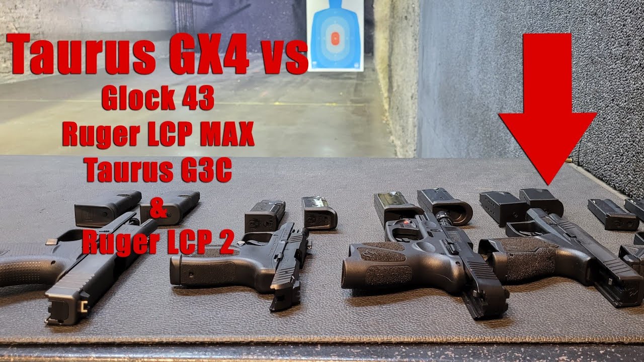 Taurus GX4 Review & Comparison vs Glock 43, LCP Max, and G3C: PART 2