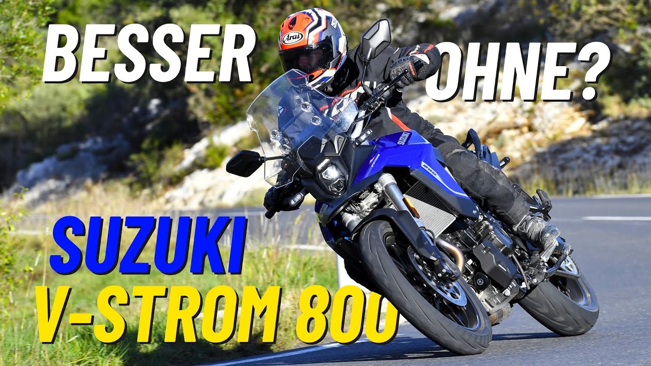 Suzuki V Strom 800 im Test - mehr Performance mit 19-Zoll-Vorderrad und weniger Federweg?