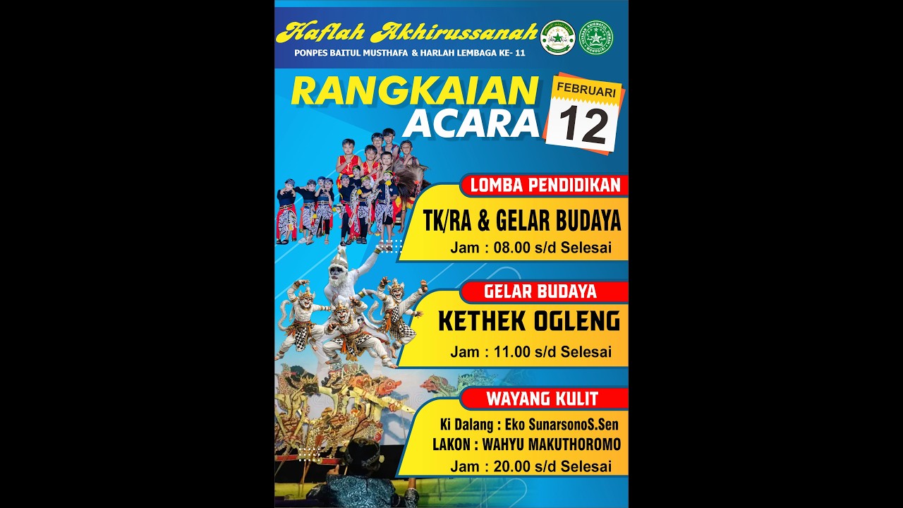 HAFLAH AKHIRUSSANAH PONPES BAITUL MUSTHAFA & HARLAH LEMBAGA KE-11 TAHUN 2026           HARI KE 2