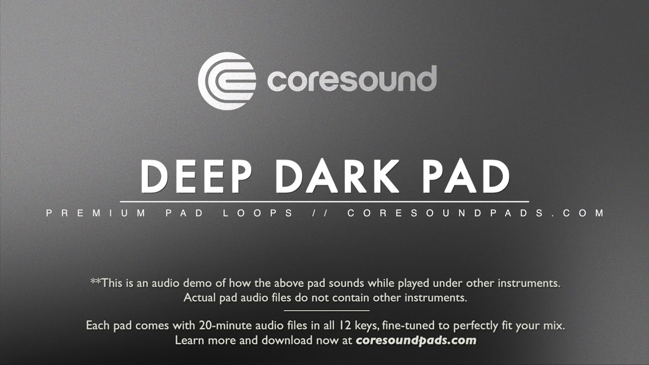 Coresound Pads Demo - Deep Dark Pad (minor key)