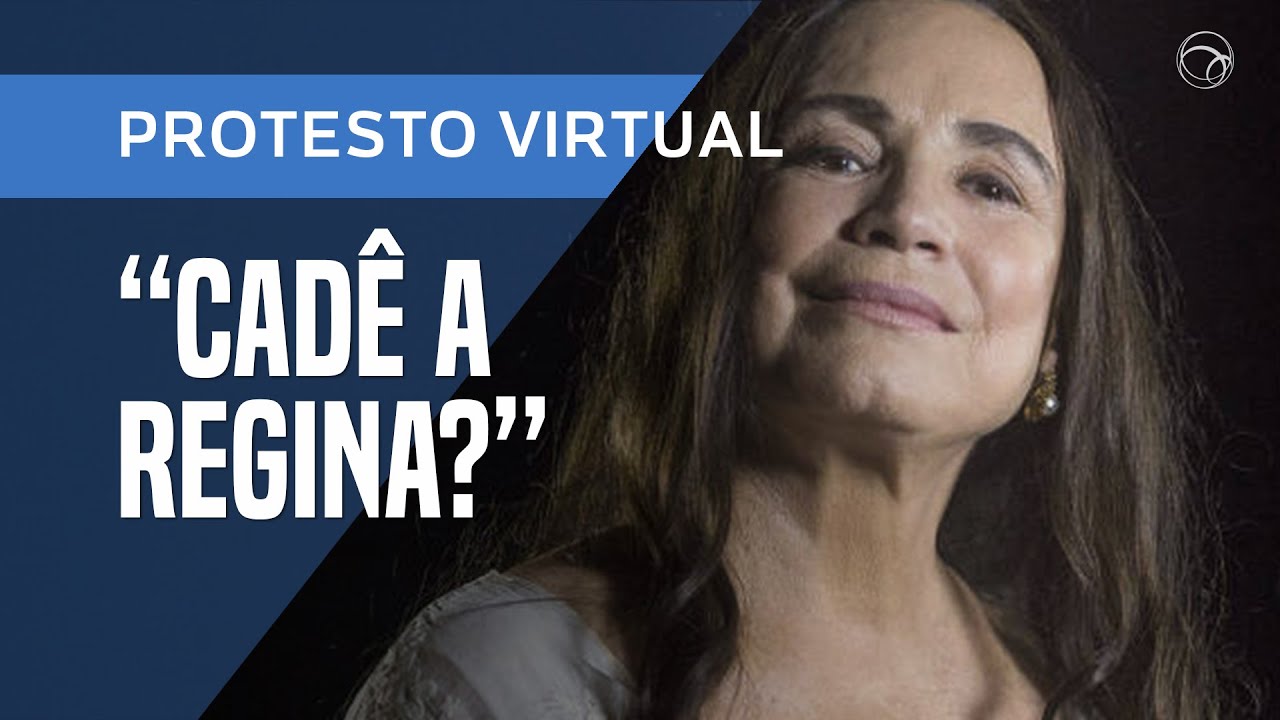 ATORES FAZEM PROTESTO VIRTUAL CONTRA REGINA DUARTE