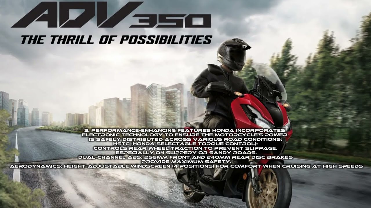 New scooter HONDA ADV 350 - REVIEW 2027
