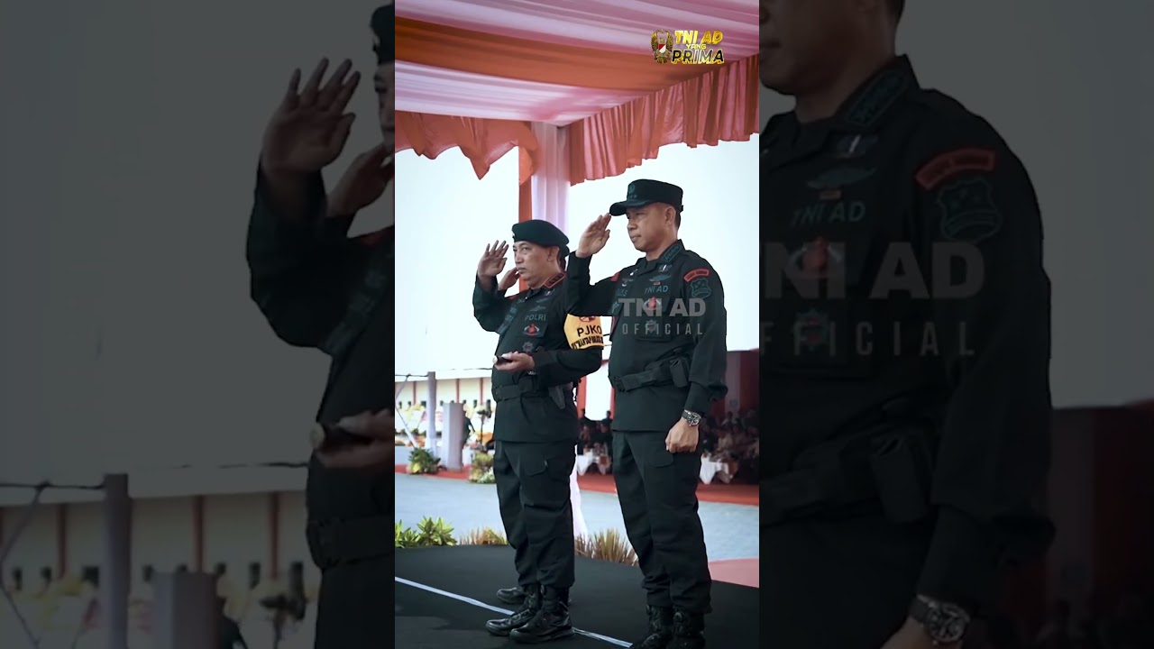 TNI-POLRI Solid, Kasad Diangkat Sebagai Warga Kehormatan Koprs Brimob