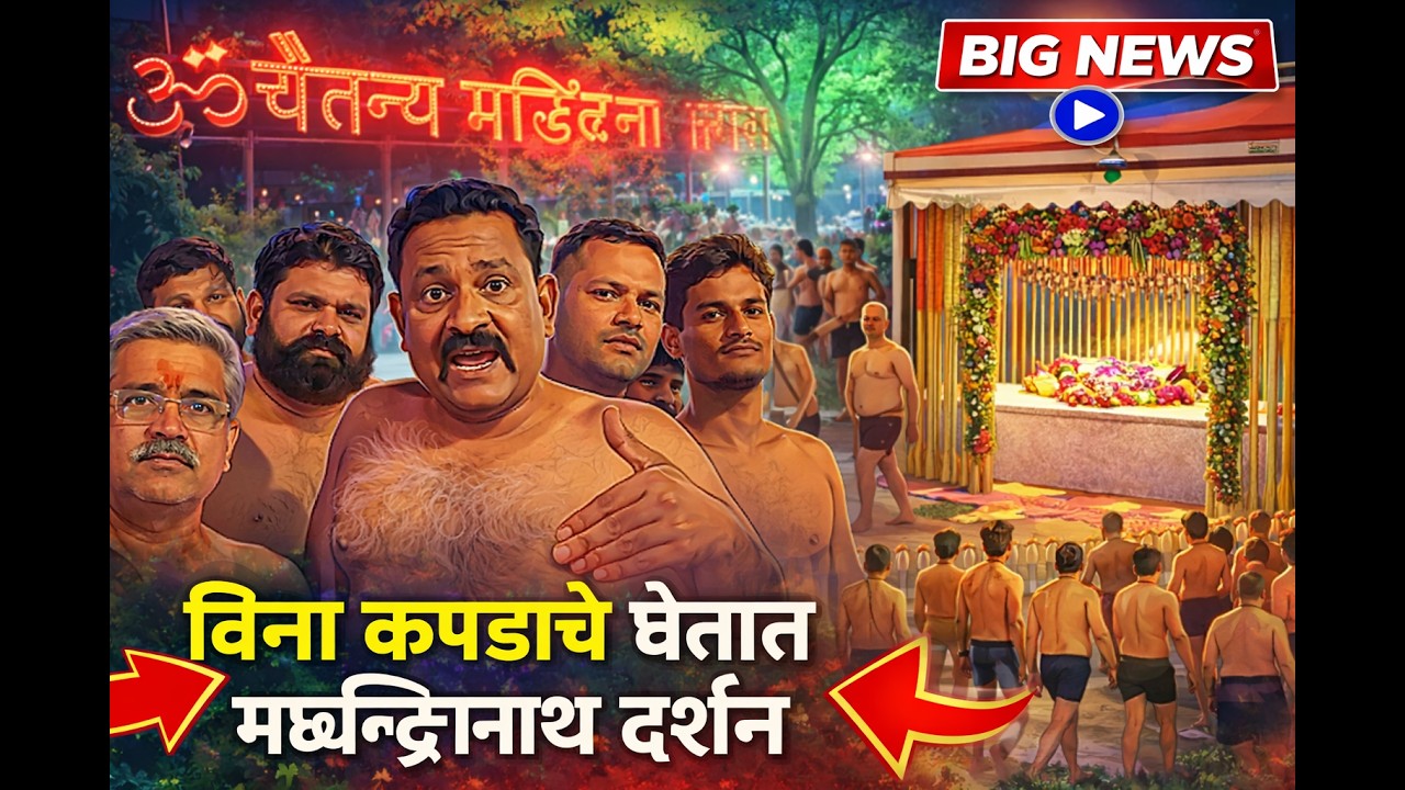 मच्छिंद्रनाथ देवस्थान येथे उघड्या अंगाने घेतात दर्शन l  मायंबा l नाथ संप्रदाय