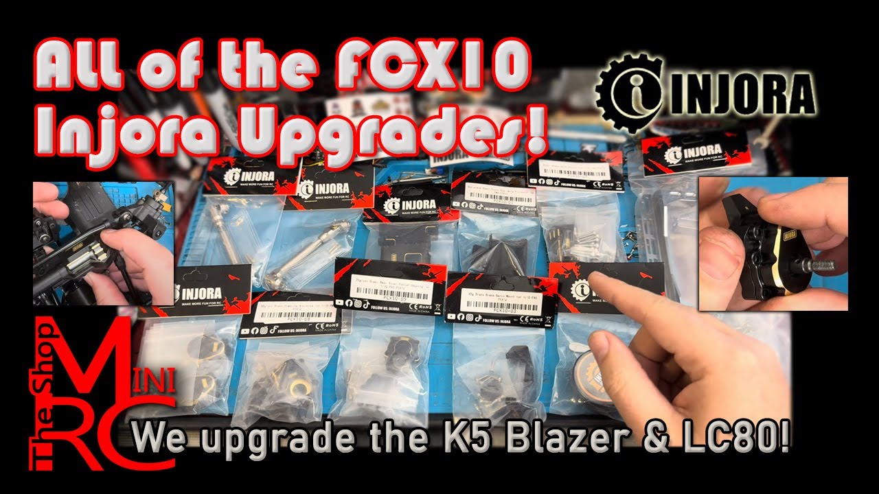 Тонны обновлений Injora для FCX10 LC80 и K5 Blazer. (И Pro тоже!!!)
