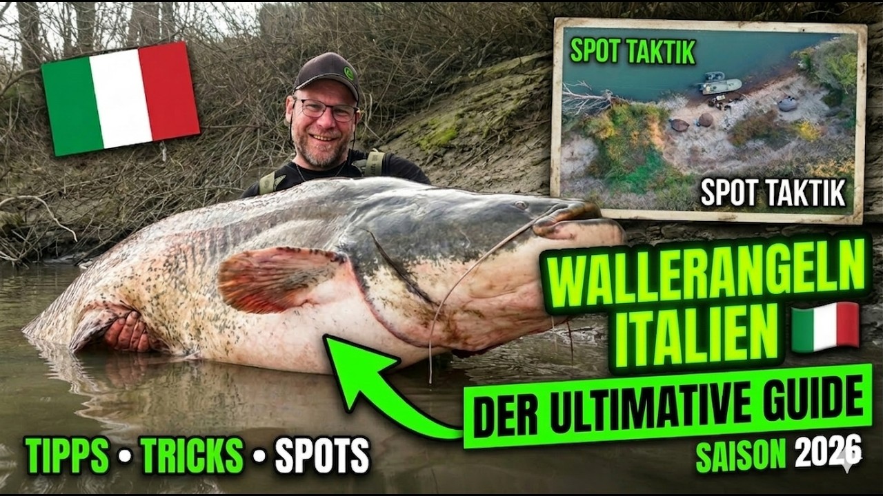 🎣Wallerangeln in Italien: DER ultimative Guide 🇮🇹 (Tipps, Tricks & Spots)