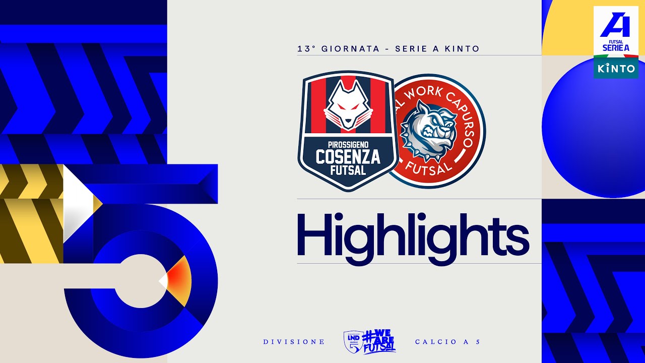 Pirossigeno Cosenza-Global Work Capurso 2-3 | Gol e highlights | 13ª giornata | Serie A KINTO 25/26