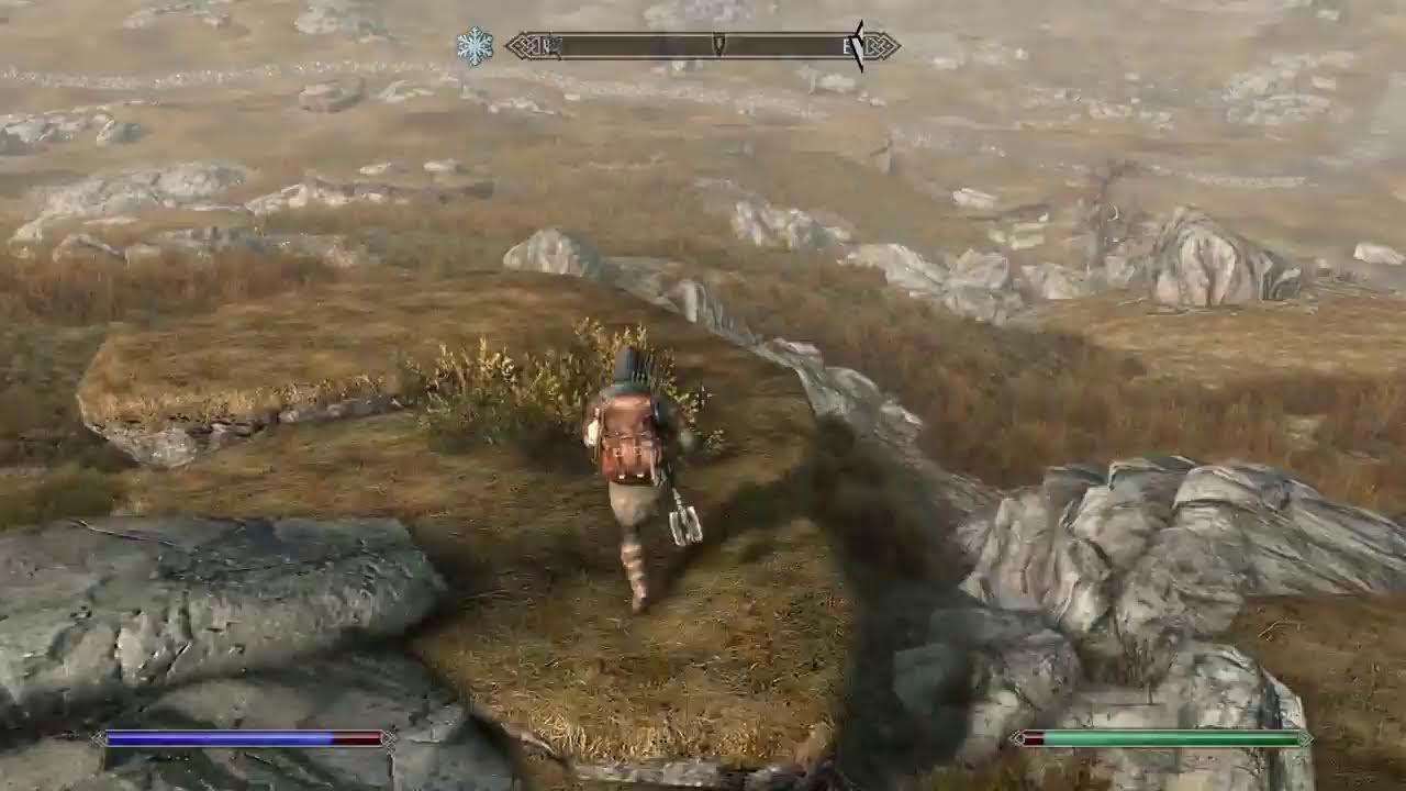 Skyrim 【Survival 】スカイリム【難易度Legendary】軽装戦士編
