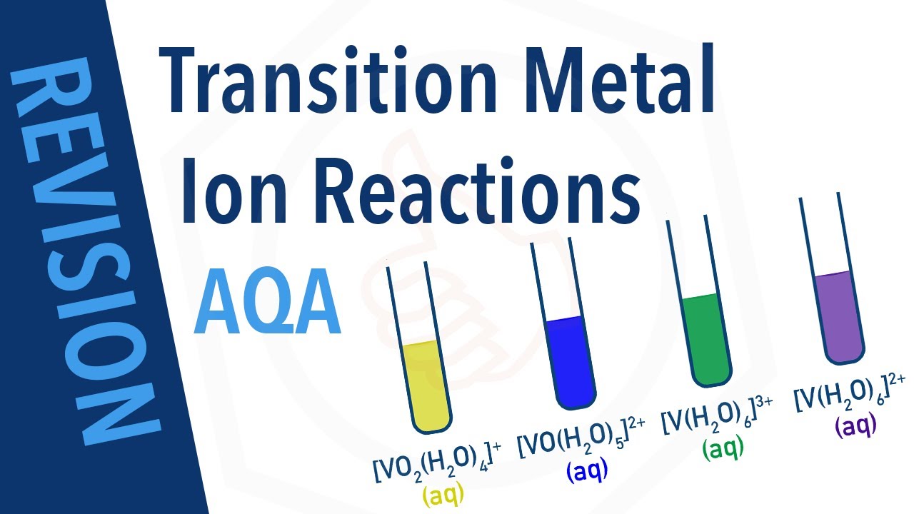 Reactions of Metal Ions in Aqueous Solution AQA REVISION (A-level Chemistry)