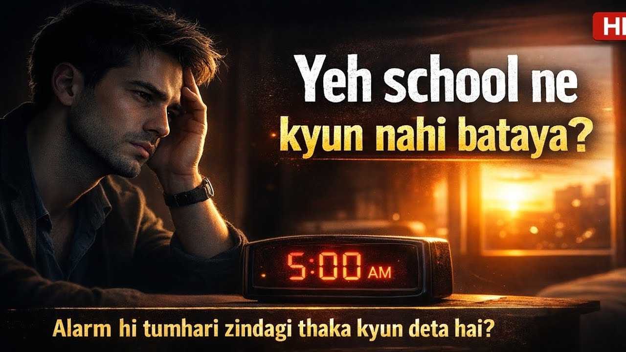 Alarm Tumhari Zindagi Kyun Thaka Deta Hai? | Yeh School Ne Kyun Nahi Bataya?