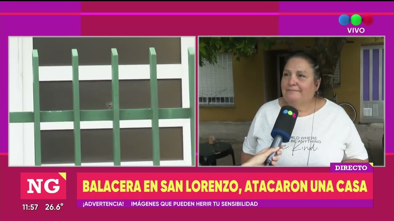 Balacera contra una casa en San Lorenzo | TELFEE ROSARIO