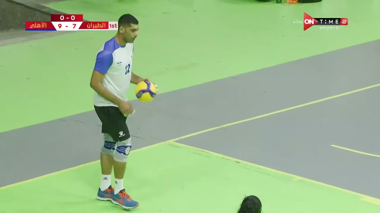 مباراة (الطيران - الأهلي) - الدوري الممتاز للكرة الطائرة - رجال