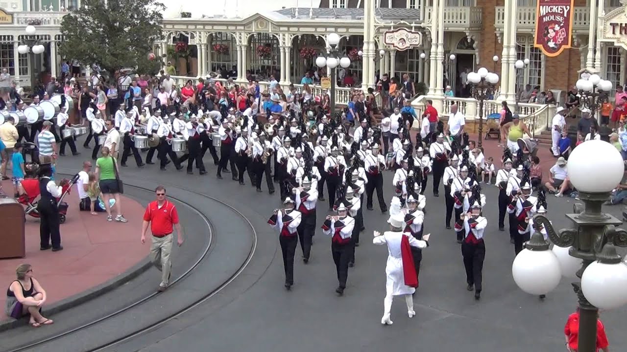 Grafton High School Marching Clipper Band, Walt Disney World, 21 Mar 14