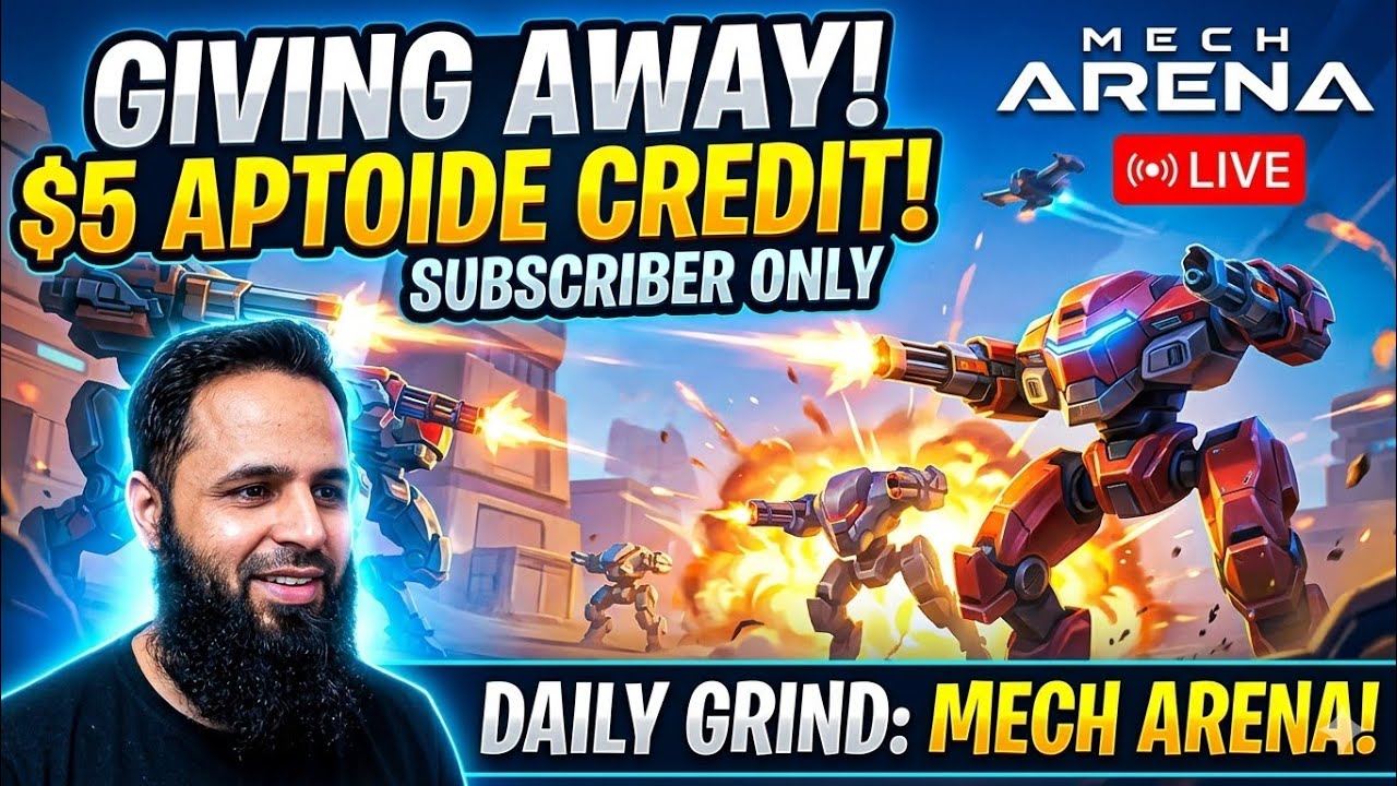 🚀 Road to 100K Subs! Mech Arena Live Grind + $5 Giveaway