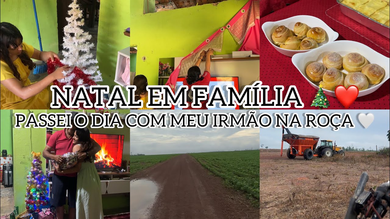  PASSEI MAL 🥲/ NATAL SIMPLES EM CASA ❤️🙏🏻/PASSEI O DIA COM MEU IRMÃO NA ROÇA 🤍Sara Cristina 
