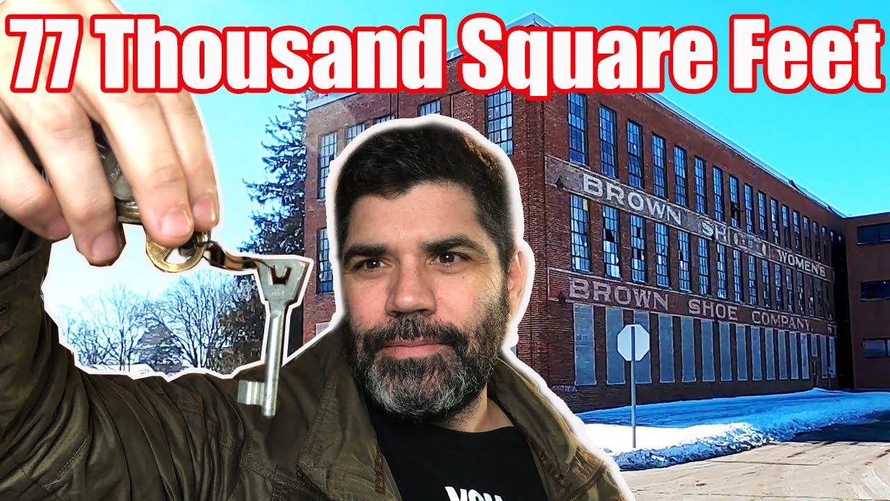 We bought an old abandoned shoe factory building - What's inside?