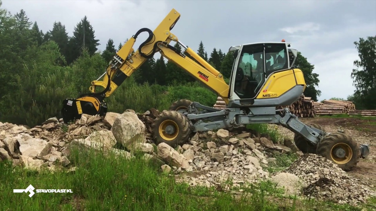 Menzi Muck and MB Crusher