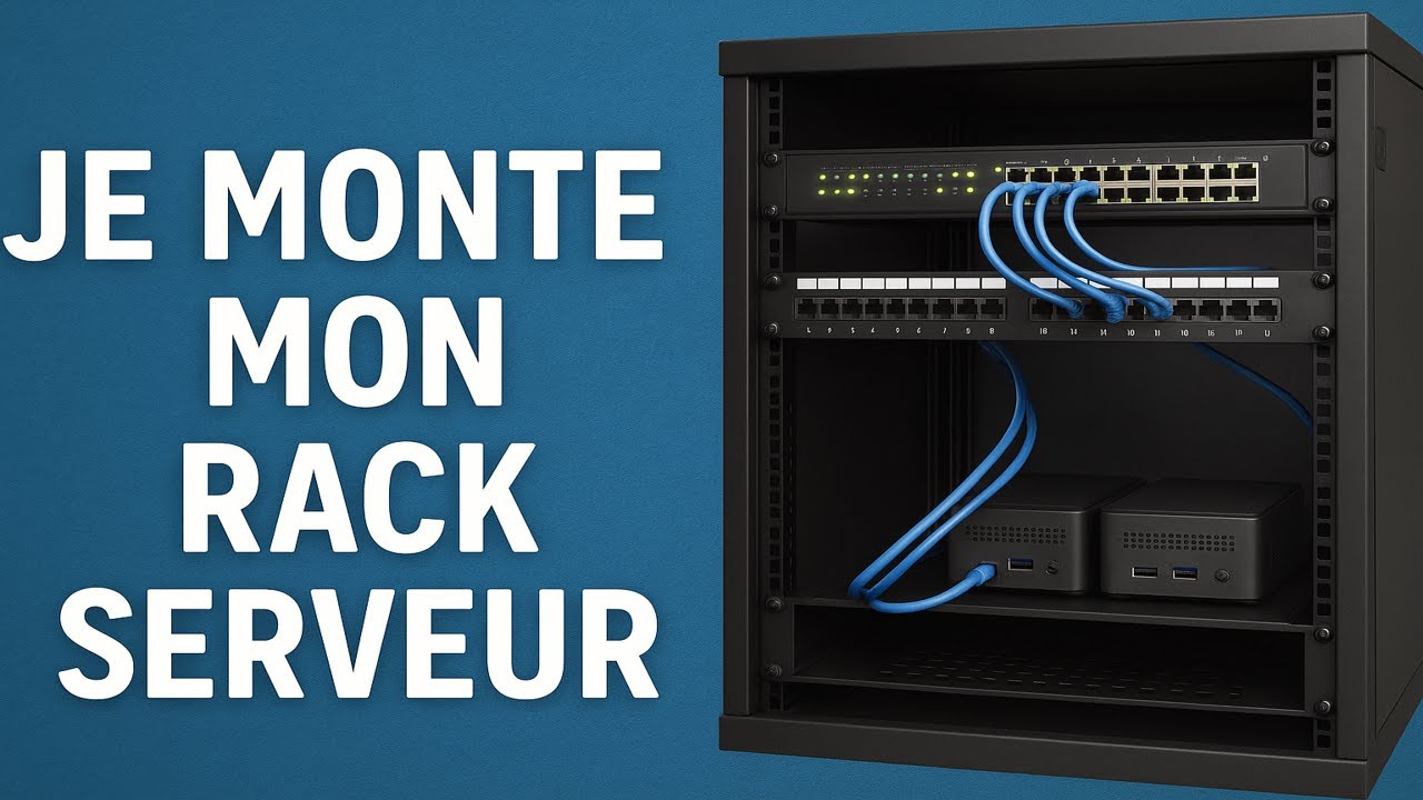 Je monte mon rack serveur - partie 1