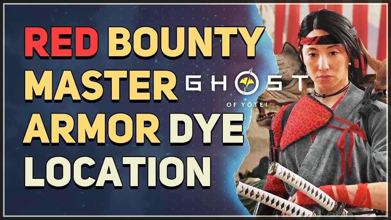 Red Bounty Master Armor Dye Location Ghost of Yotei
