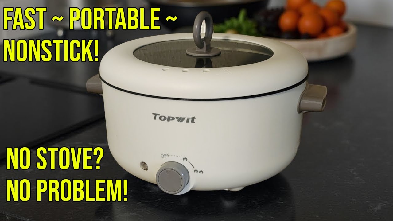 No Stove? This 3L Electric Hot Pot Cooks It All!