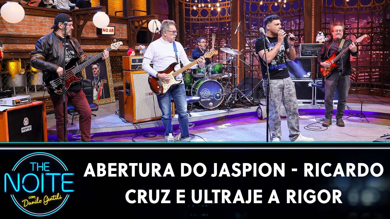 Abertura do Jaspion em Japonês - Ricardo Cruz e Ultraje a Rigor | The Noite (10/09/24)