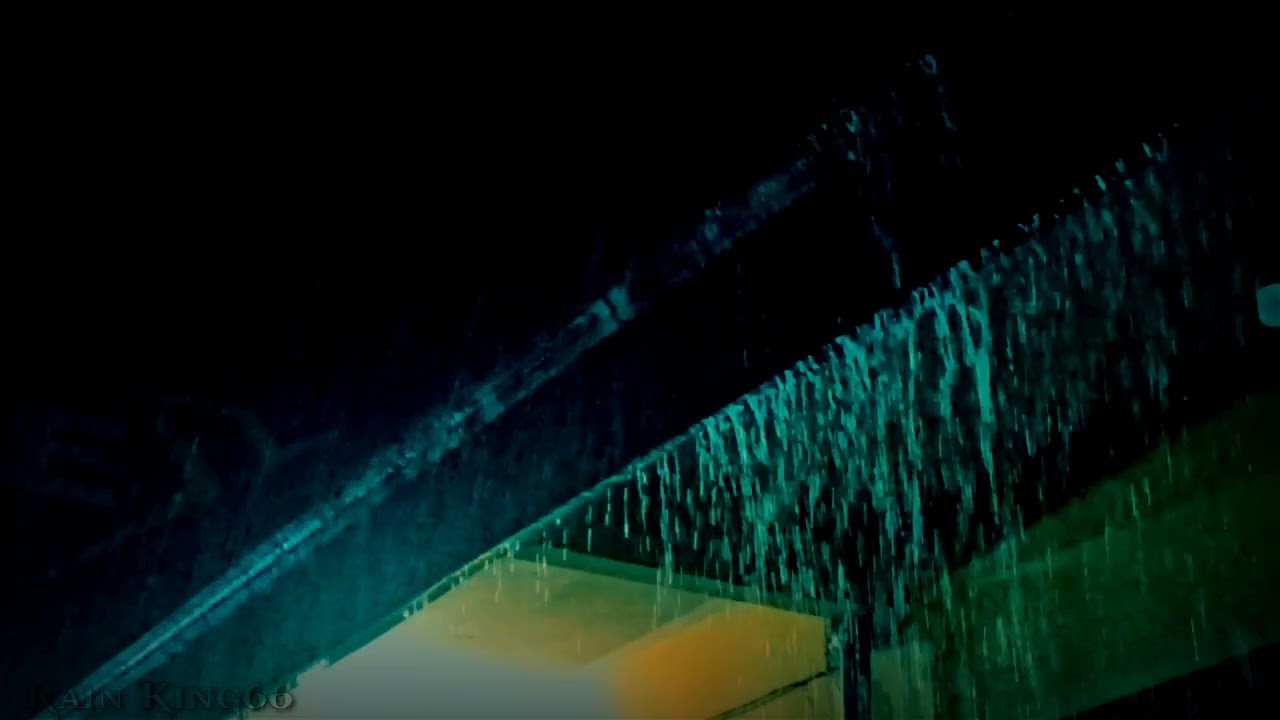 Heavy Rain Sounds with Low Thunder at Night for Calm Sleep and Stress Free Relaxation