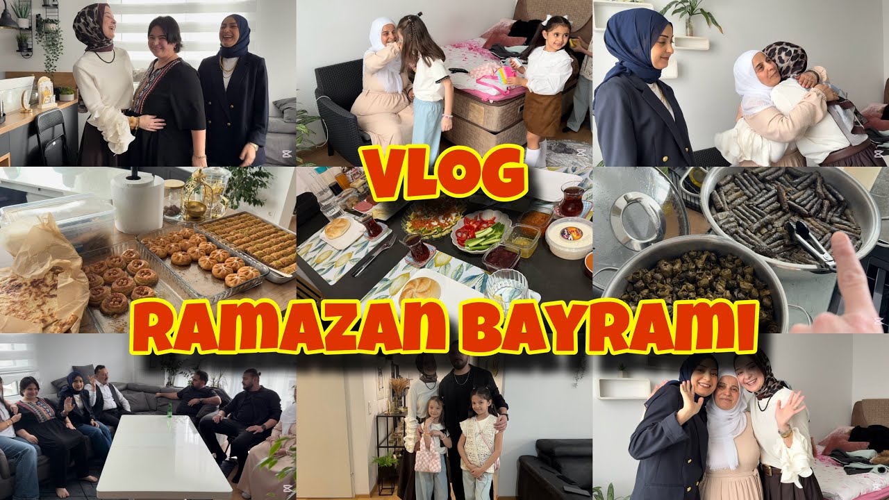 Ramazan Bayramı Vlog | Dolu Dolu Gecti | Annemden Bayram Menüsü | Aile Herşeydir | Günlük Rutin