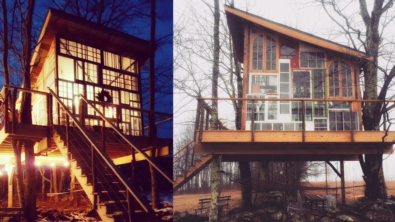 TAKE A TOUR OF THE GLASSHOUSE TREEHOUSE! | ROOM FOR IMPROVEMENT