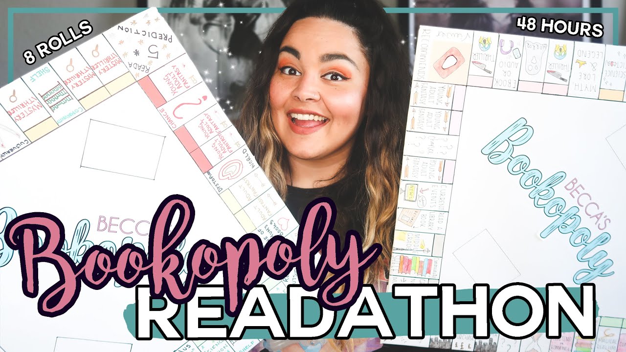 48 HOUR BOOKOPOLY READATHON ANNOUNCEMENT // Becca's BookoplAthon // 2020