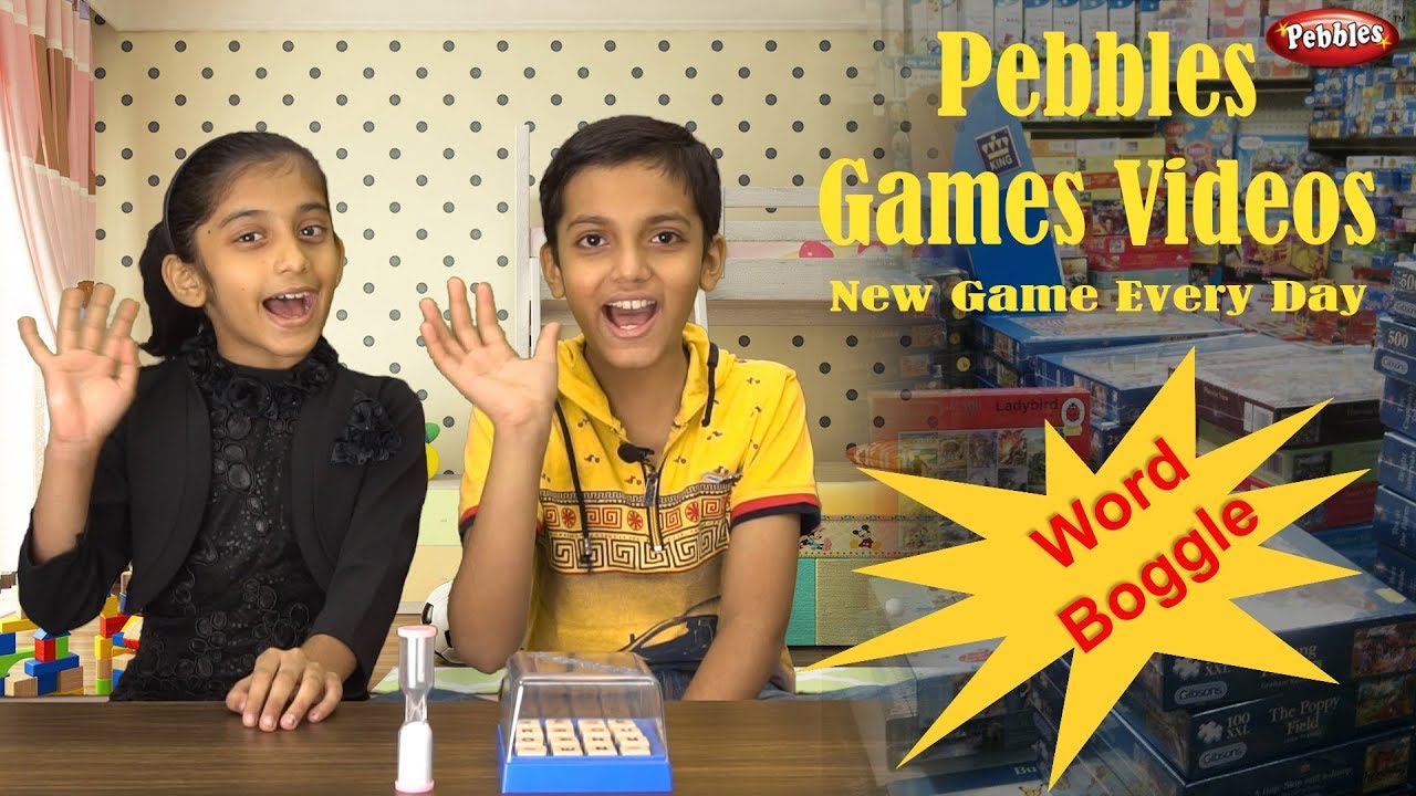 Word Boggle Game | Game Unboxing | Educational Game For Kids | Enjoy New Game Every Day with Pebbles