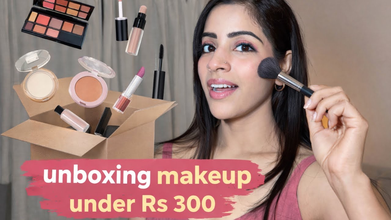 Full Face Makeup Under ₹300 | Affordable Makeup Haul + Swatches 💄✨