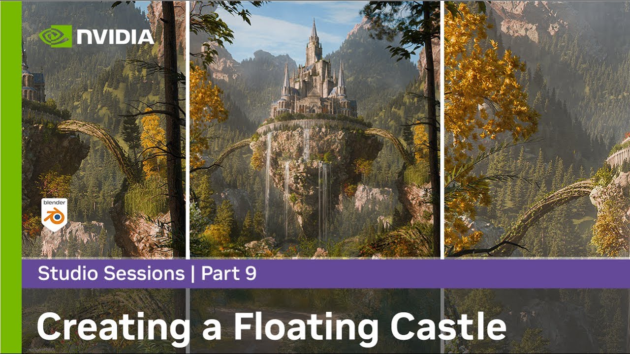 Creating a Floating Castle w/ Sweeper3D Part 9: Post Processing in Photoshop