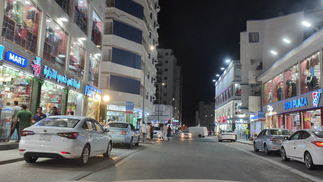 حي الشرفية حي الكندرة مدينة جدة الجميلة جولة التاسعة مساء