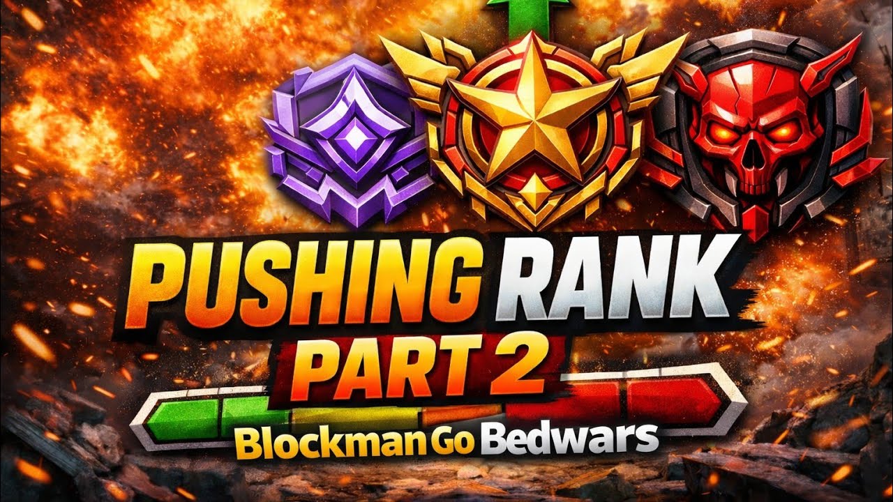 Pushing rank part 2#bmgobedwars #blockmango 