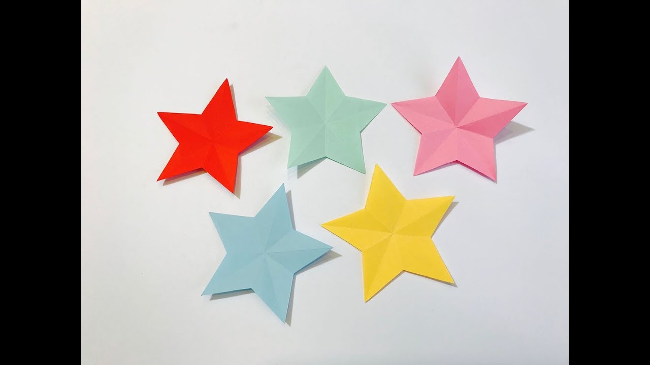 How To Cut A Paper Star : totikky tikky