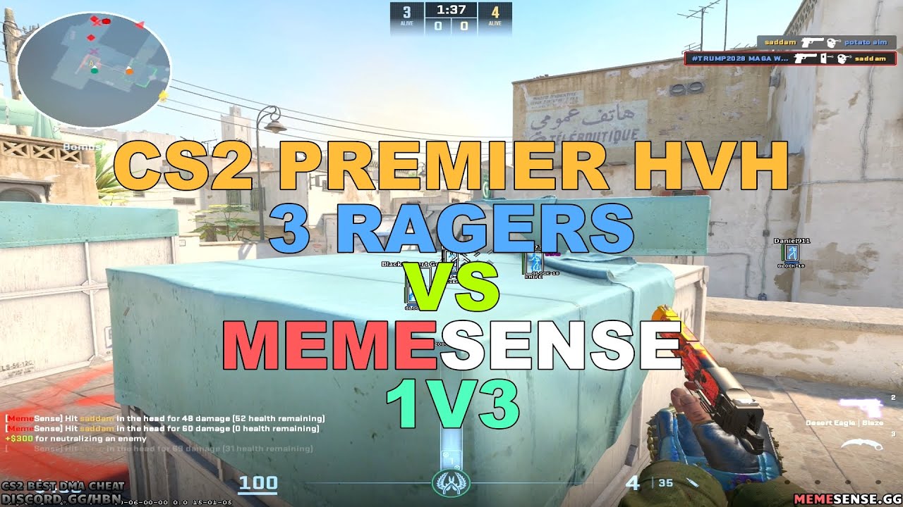 CS2 PREMIER HVH 1V3 FT. MEMESENSE