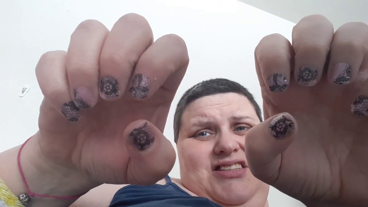 Trying on my nail shack nails