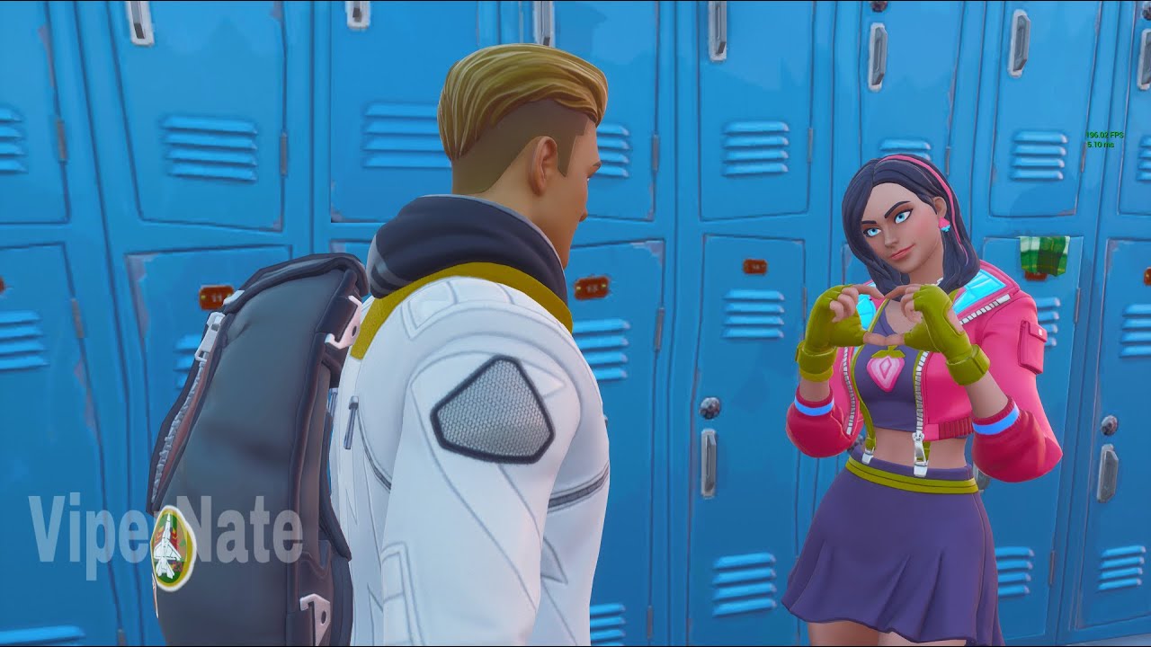 Fortnite Roleplay HIGH SCHOOL LOVE! #1 (I THINK I LIKE HER) (A Fortnite Short Film)