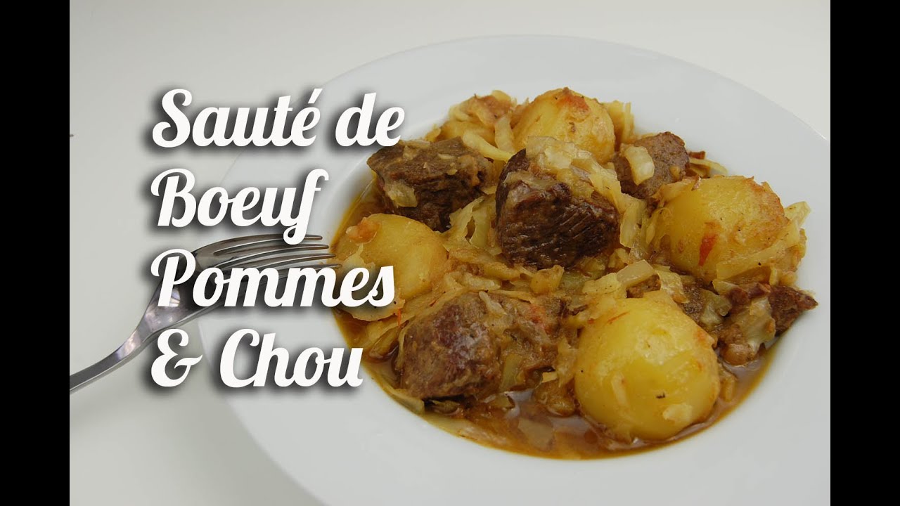 Sauté de boeuf pommes et chou