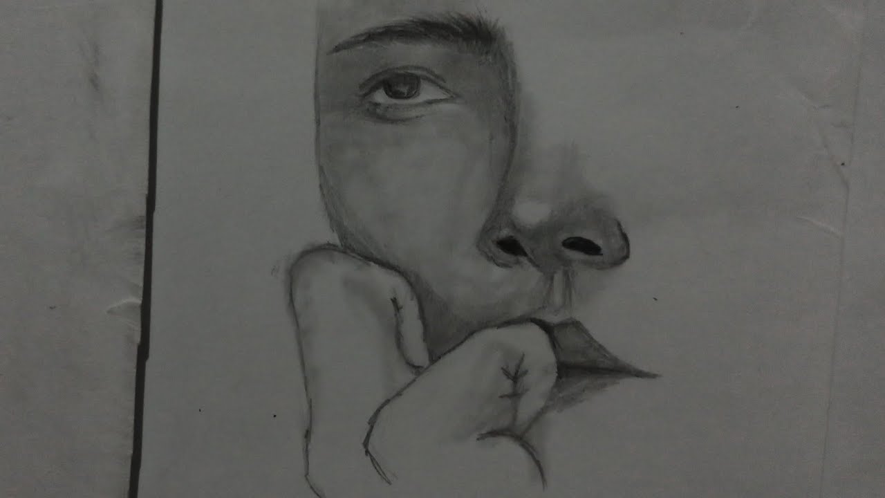 &ldquo;Expressive Half Face Sketch | Simple Shading for Beginners&rdquo;