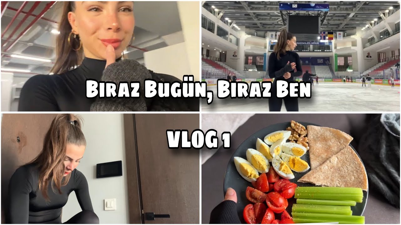 Biraz bugün, Biraz ben | VLOG | Buz pateni, Spor, Bol yemek | Doa Evren