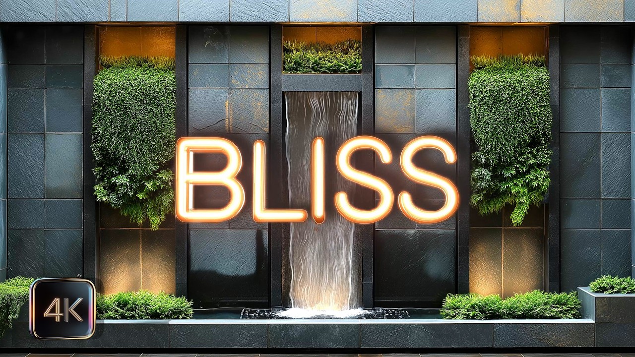 🌿 3 Hours Relaxing Waterfall Ambience 💧 BLISS | Calm Music for Sleep
