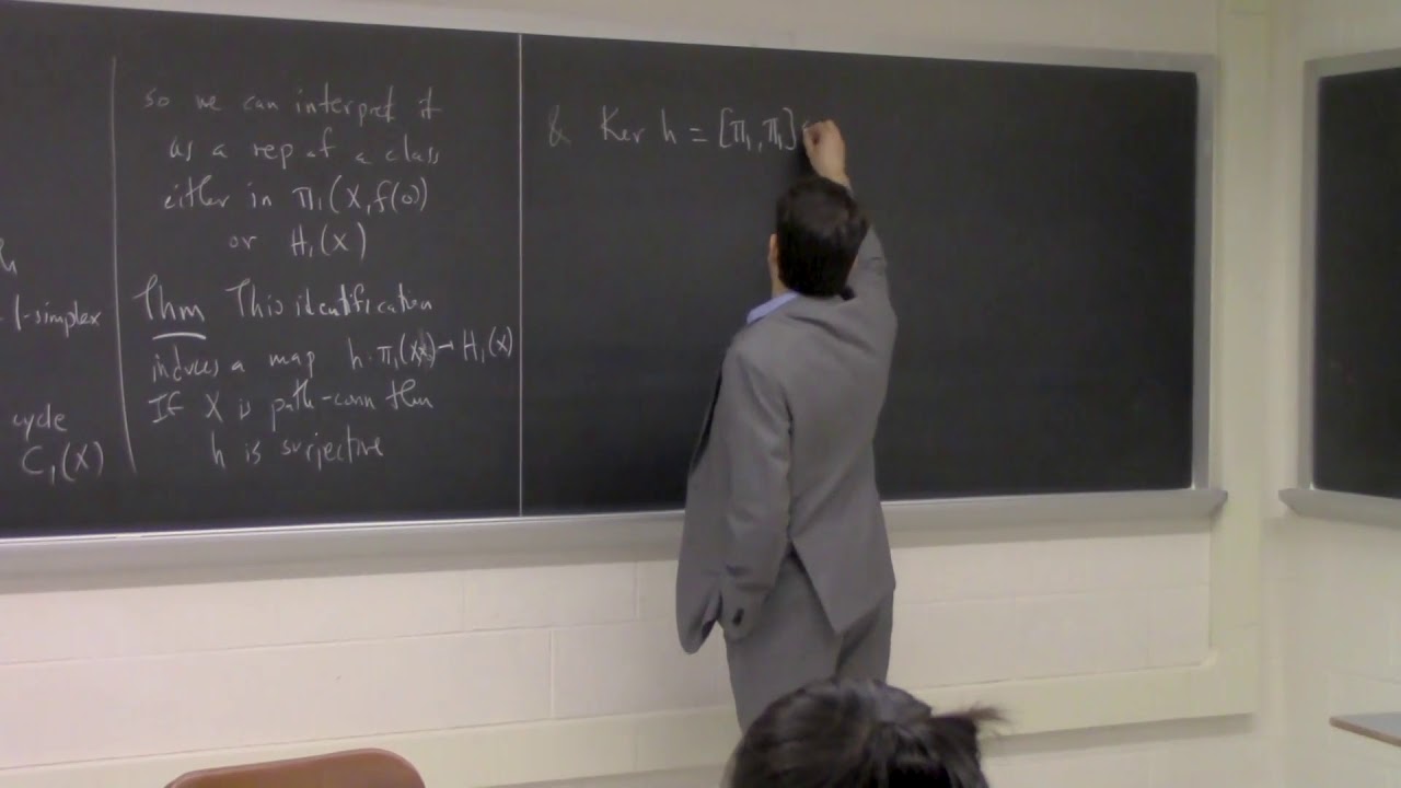 25. Relating π₁ and H₁; Jordan Curve Theorem - Pierre Albin